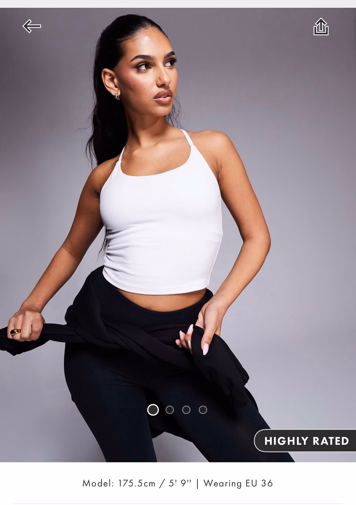 Top sportivo Asos / S, foto 3