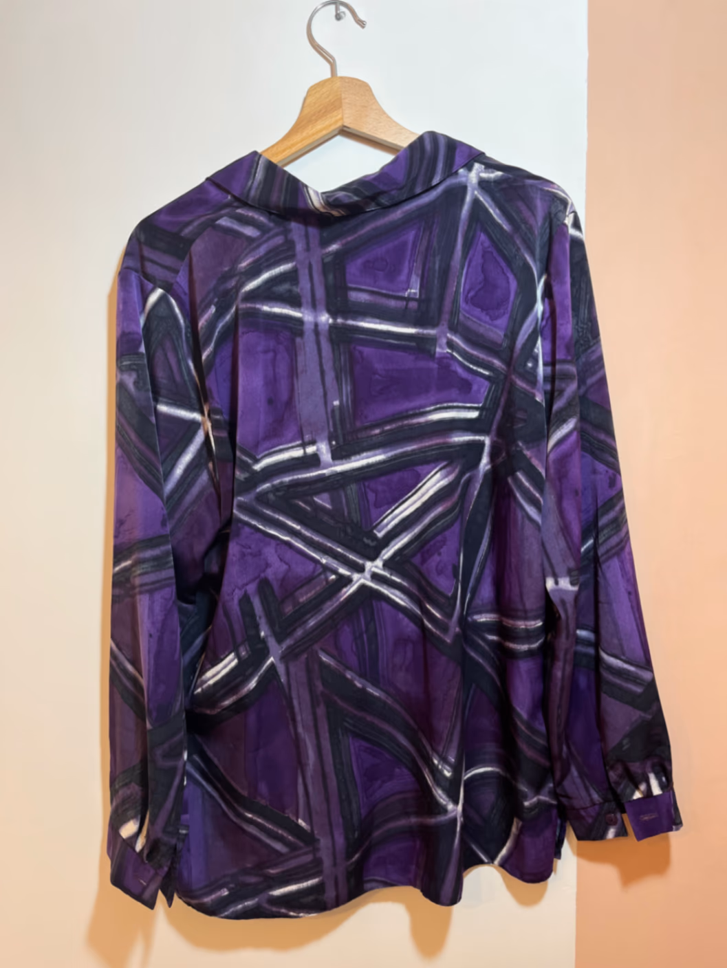Michael Gold Patterned Button-Up Shirt, photo 3
