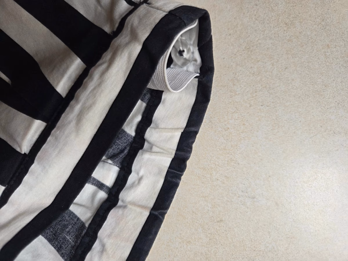 Pantaloni culotte a righe Sisley, foto 2