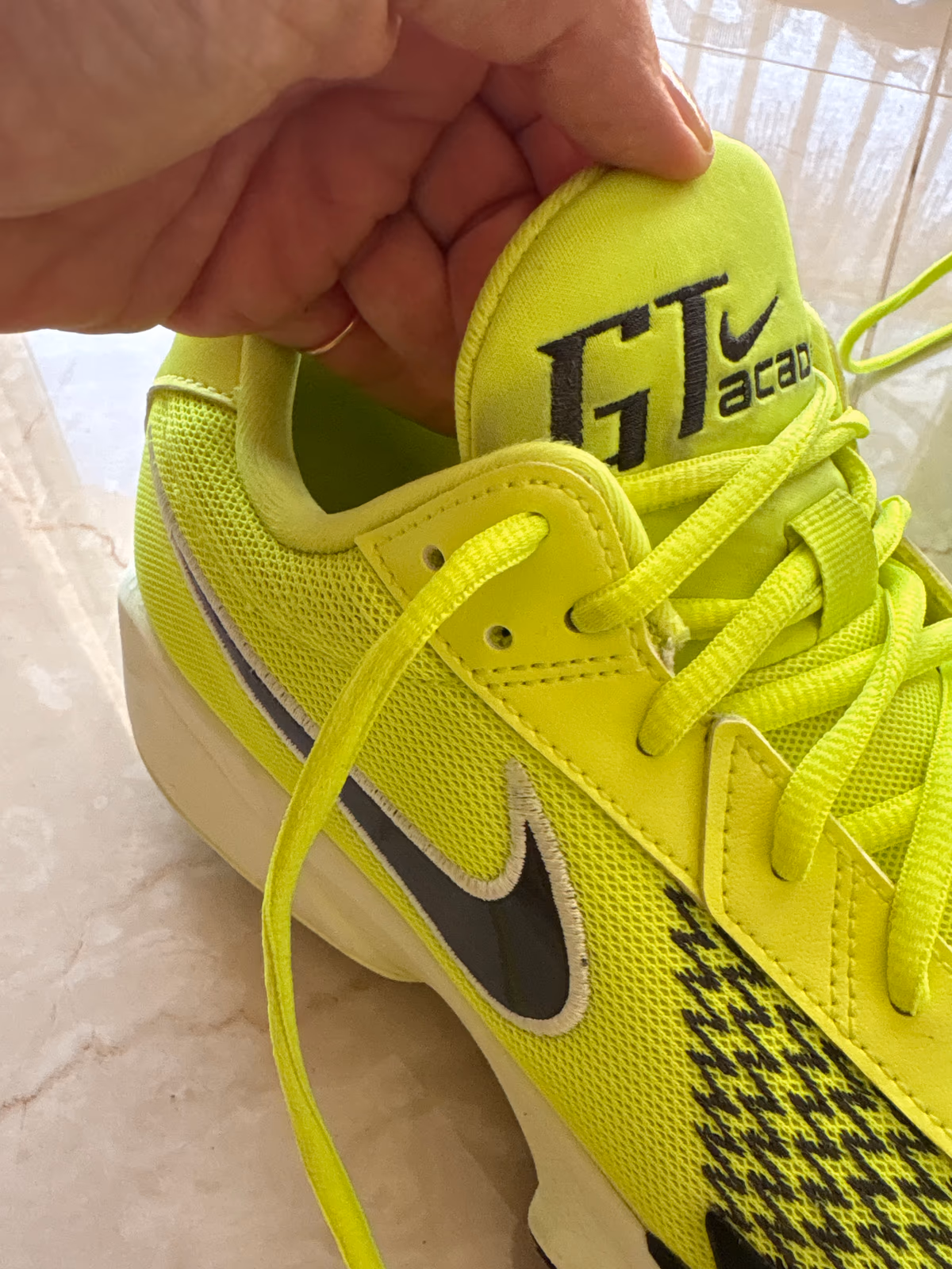 Nike GT Academy neon basketball trainers, photo 6