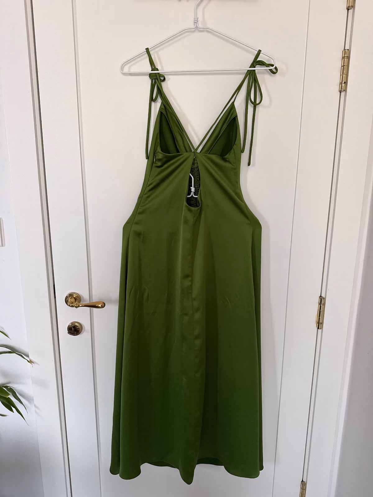 Sandro Green Ruched Midi Dress, photo 2