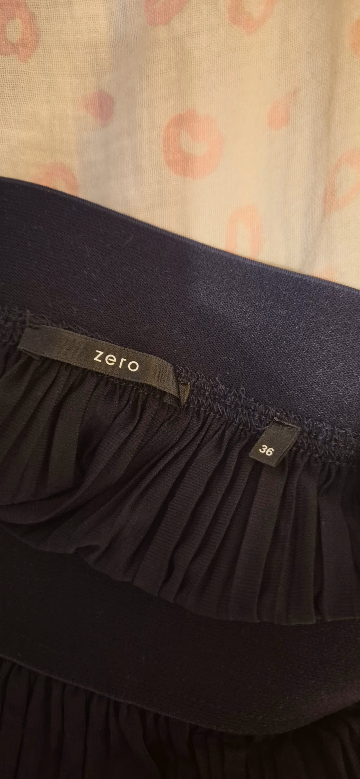 Zero pleated navy midi skirt, photo 3