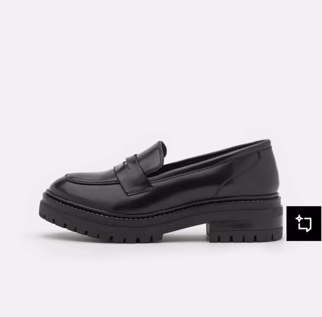 NEW leather black loafers size 39, photo 2