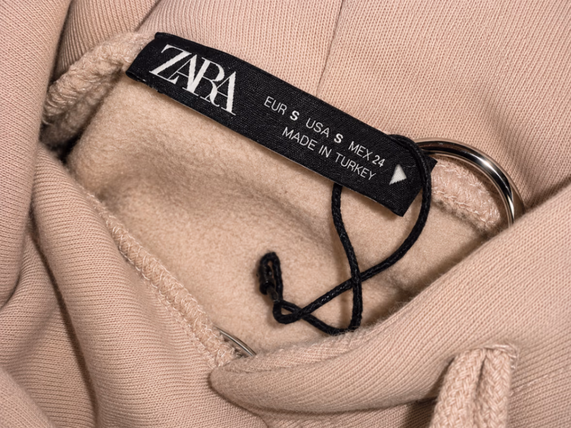 Zara Neutral Oversized Hoodie, photo 3