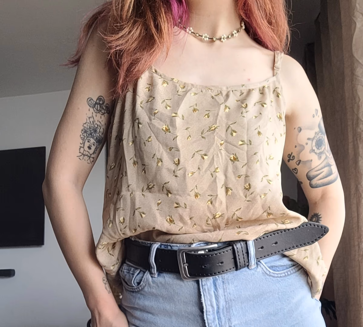 Vintage floral top, photo 2