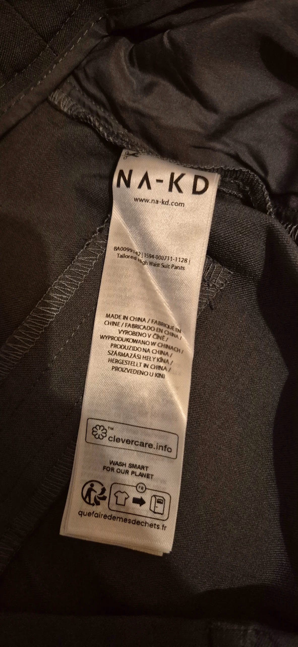 NA-KD Tailored Suit Trousers, photo 3