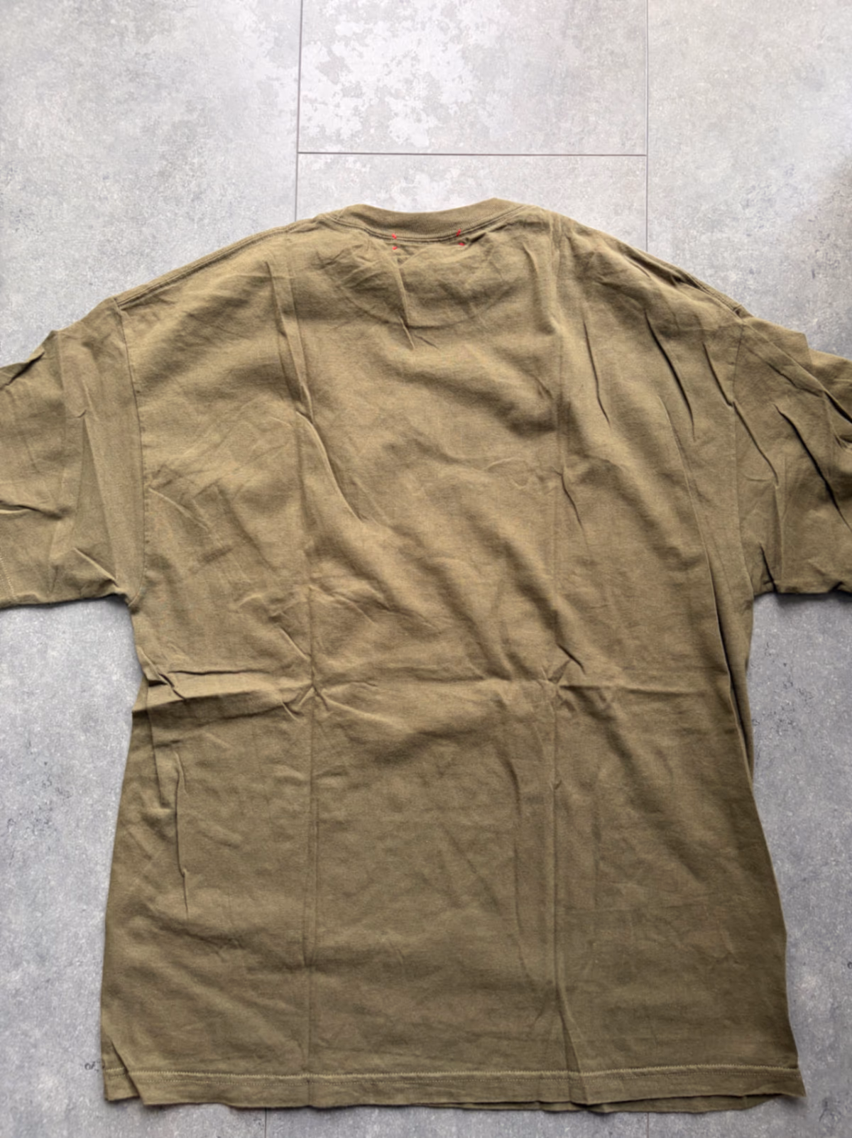 Graphic Print Olive Cotton Tee, photo 3