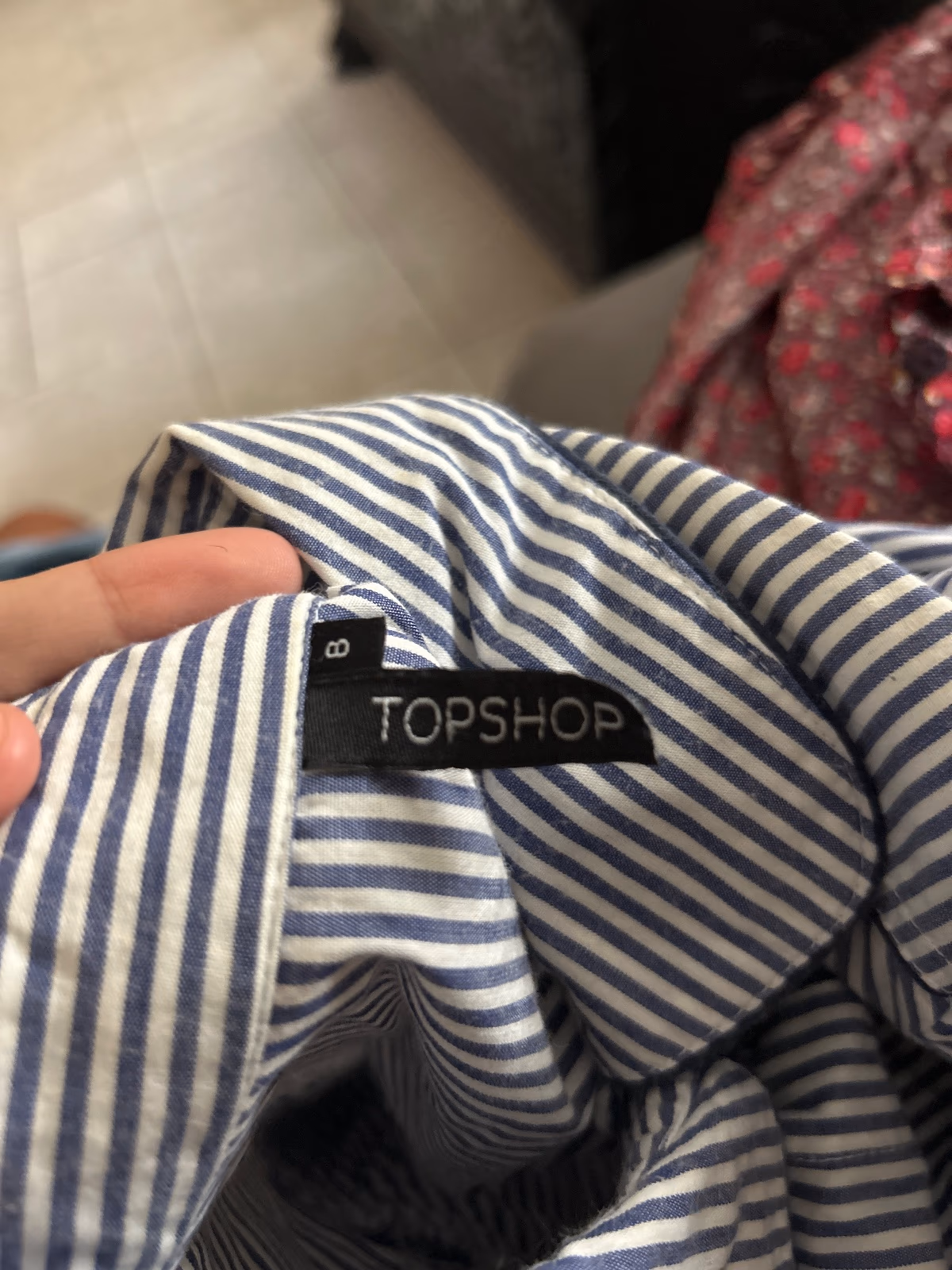 Striped Puff Sleeve Shirt, photo 2