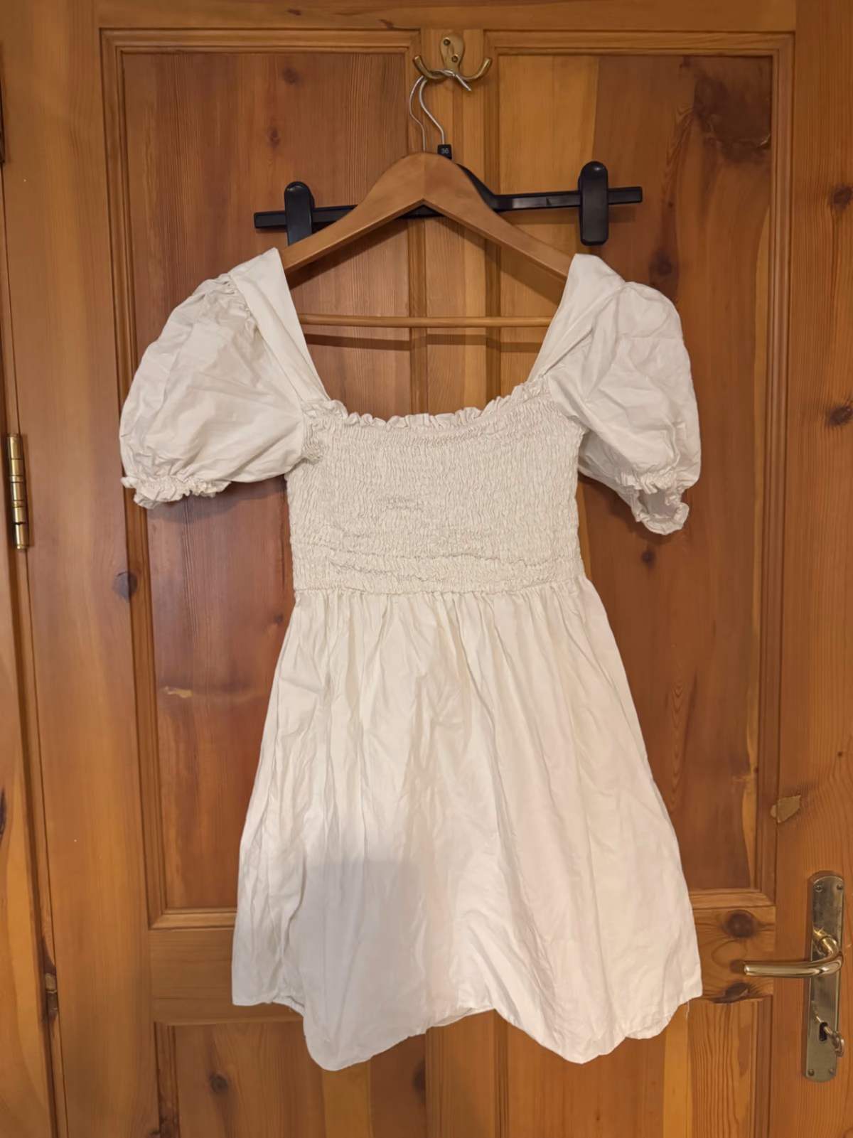 Cream puff-sleeve mini dress, photo 4
