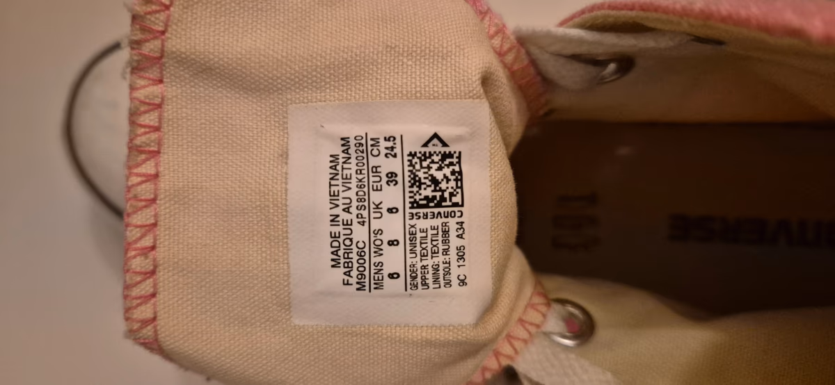 Pink Converse High Top Trainers, photo 7