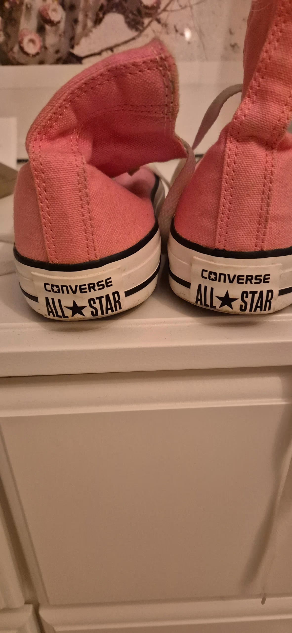 Pink Converse High Top Trainers, photo 6