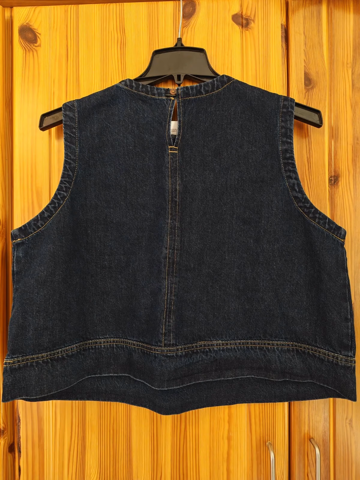 Brand new Primark Dark wash denim sleeveless top, photo 4