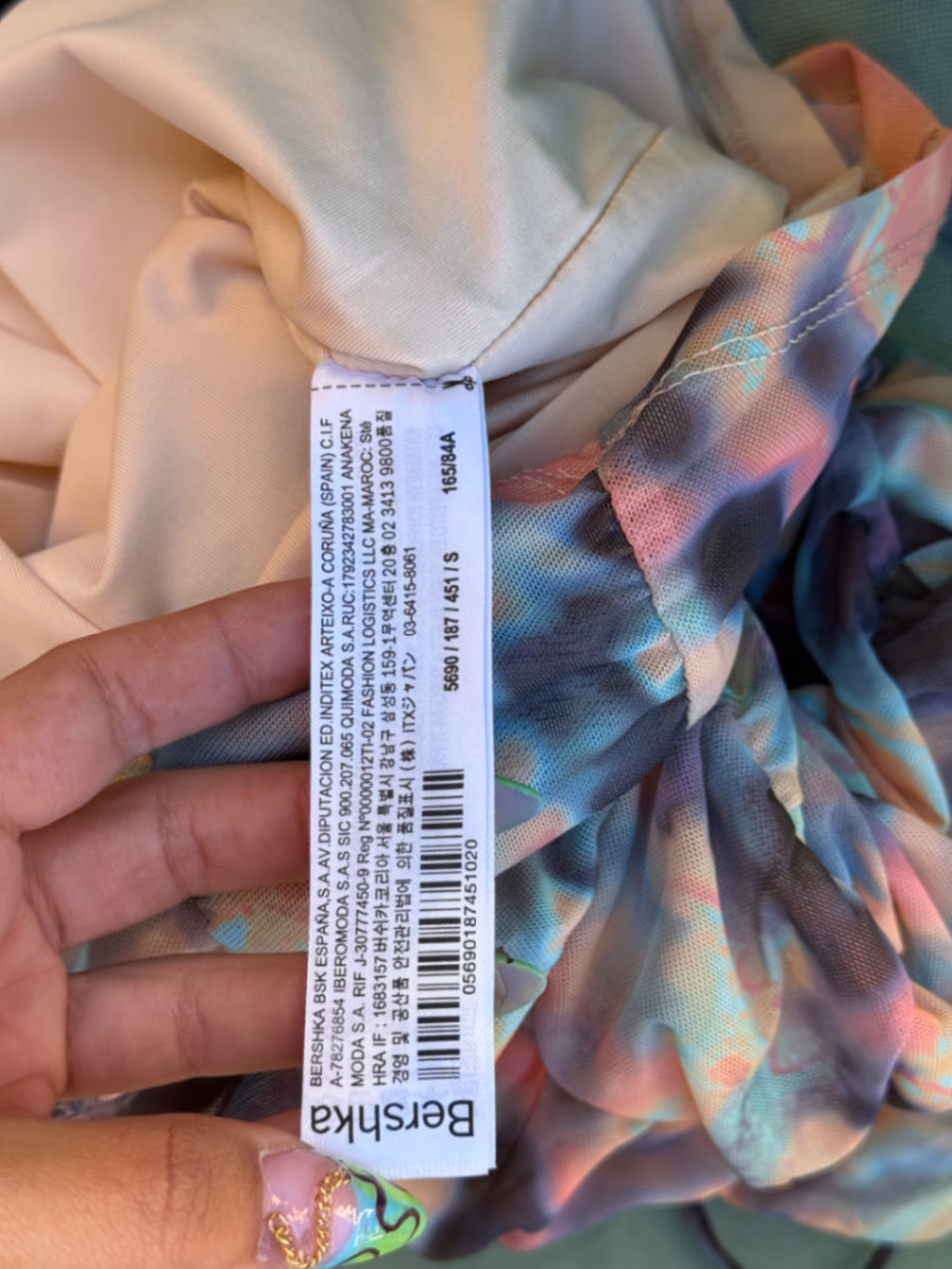 Multicolour Abstract Print Ruched Dress, photo 4