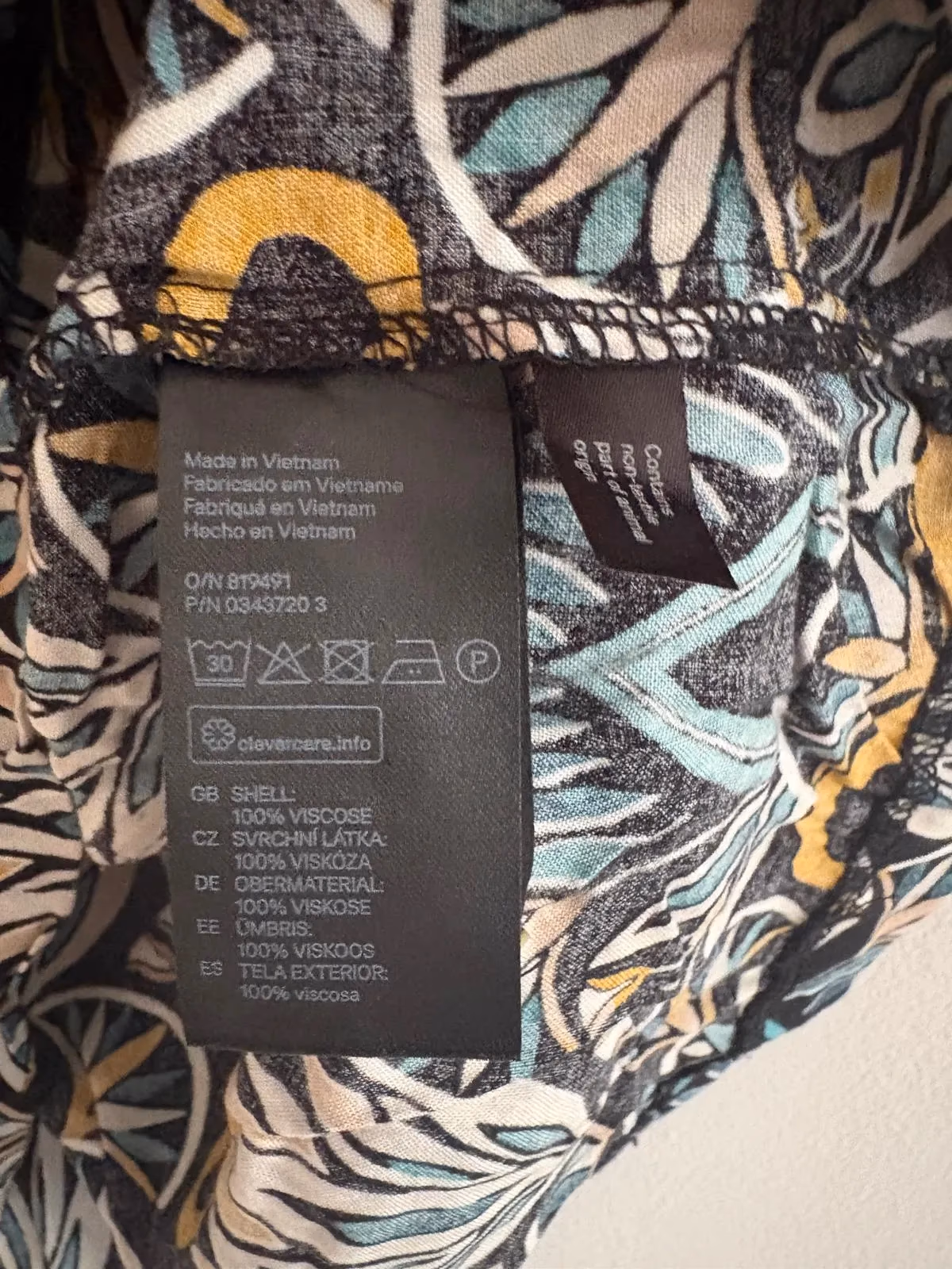 Patterned Long Sleeve Dress, photo 3