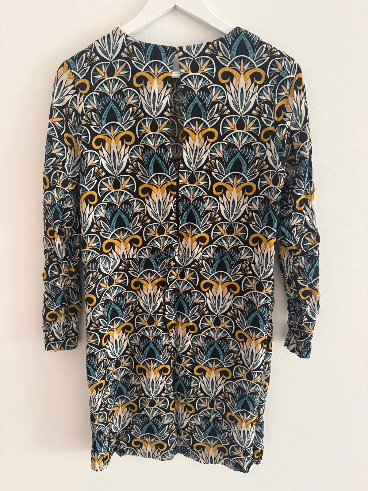 Patterned Long Sleeve Dress, photo 2