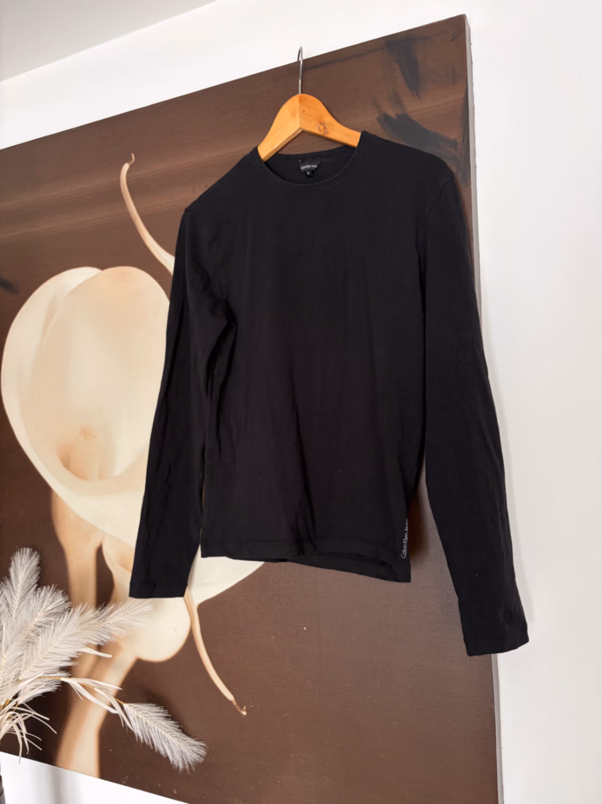Calvin Klein Black Long-Sleeve Top, photo 3
