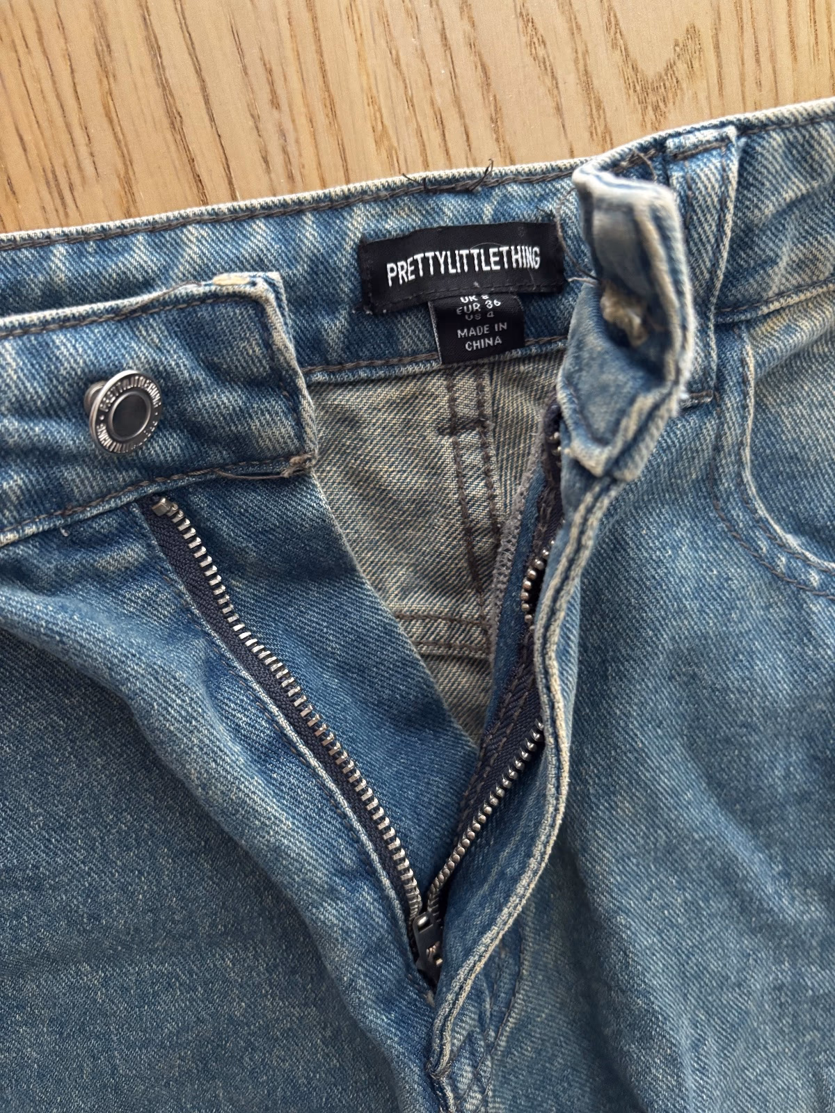 Distressed Blue Denim Jeans, photo 3
