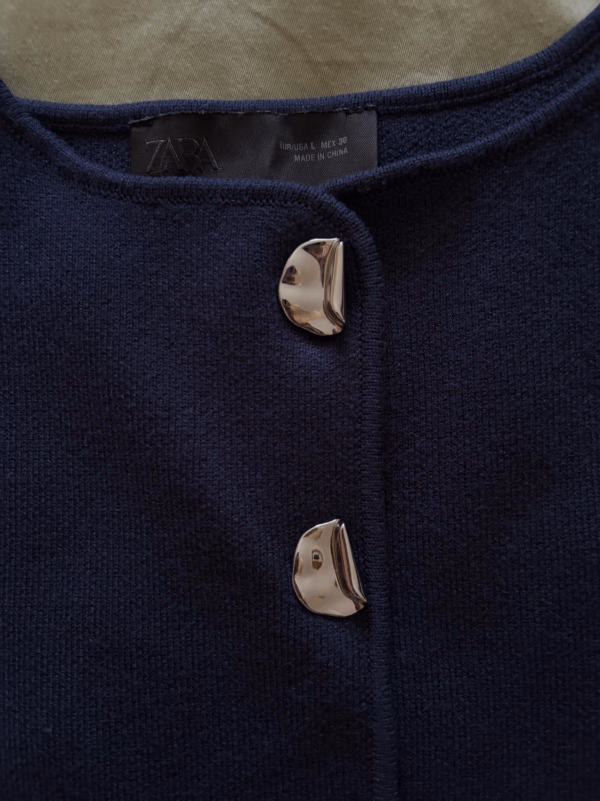 Navy Button Up Tank Top, photo 3