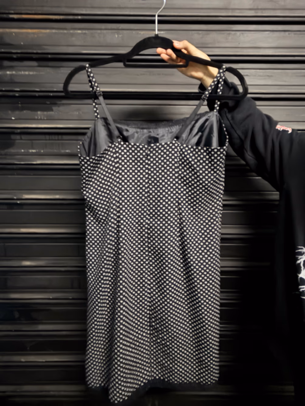 Polka Dot Strappy Mini Dress, photo 5