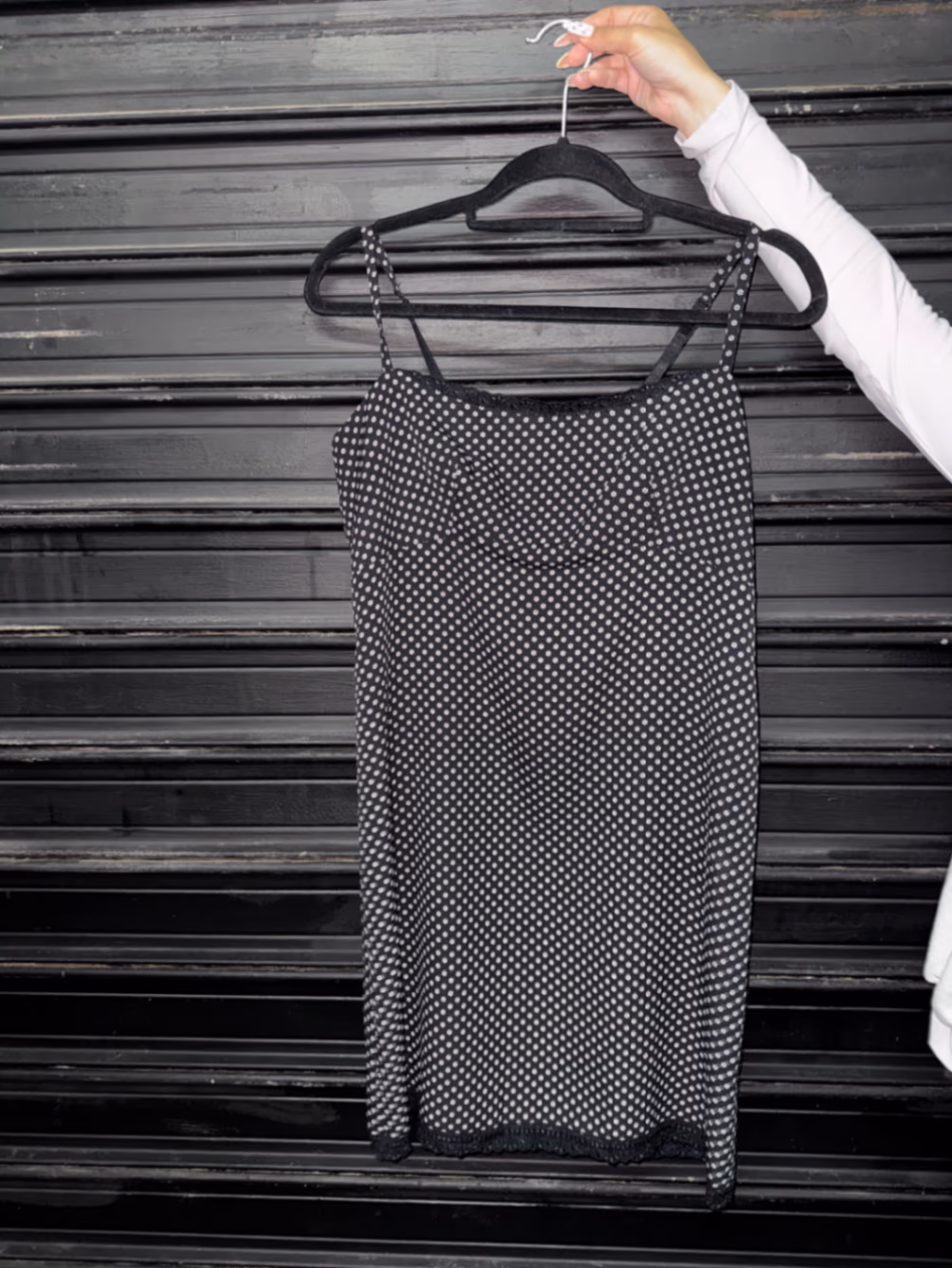 Polka Dot Strappy Mini Dress, photo 2