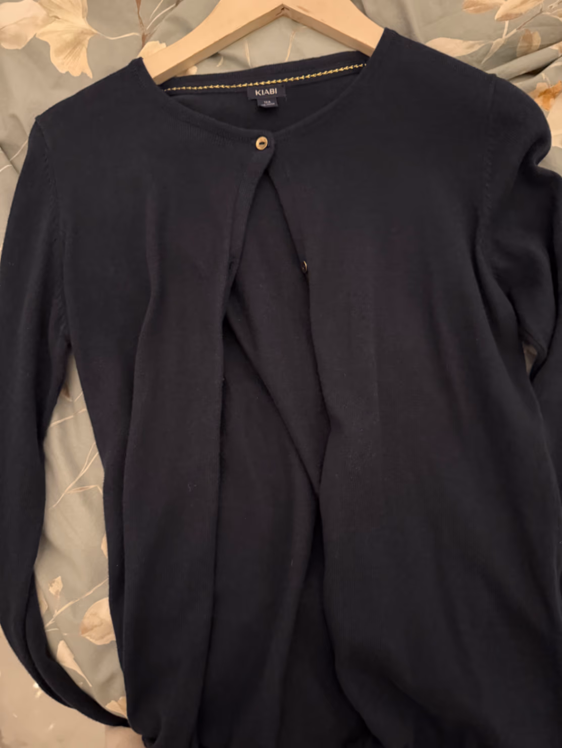 Navy Blue Button Up Cardigan, photo 2