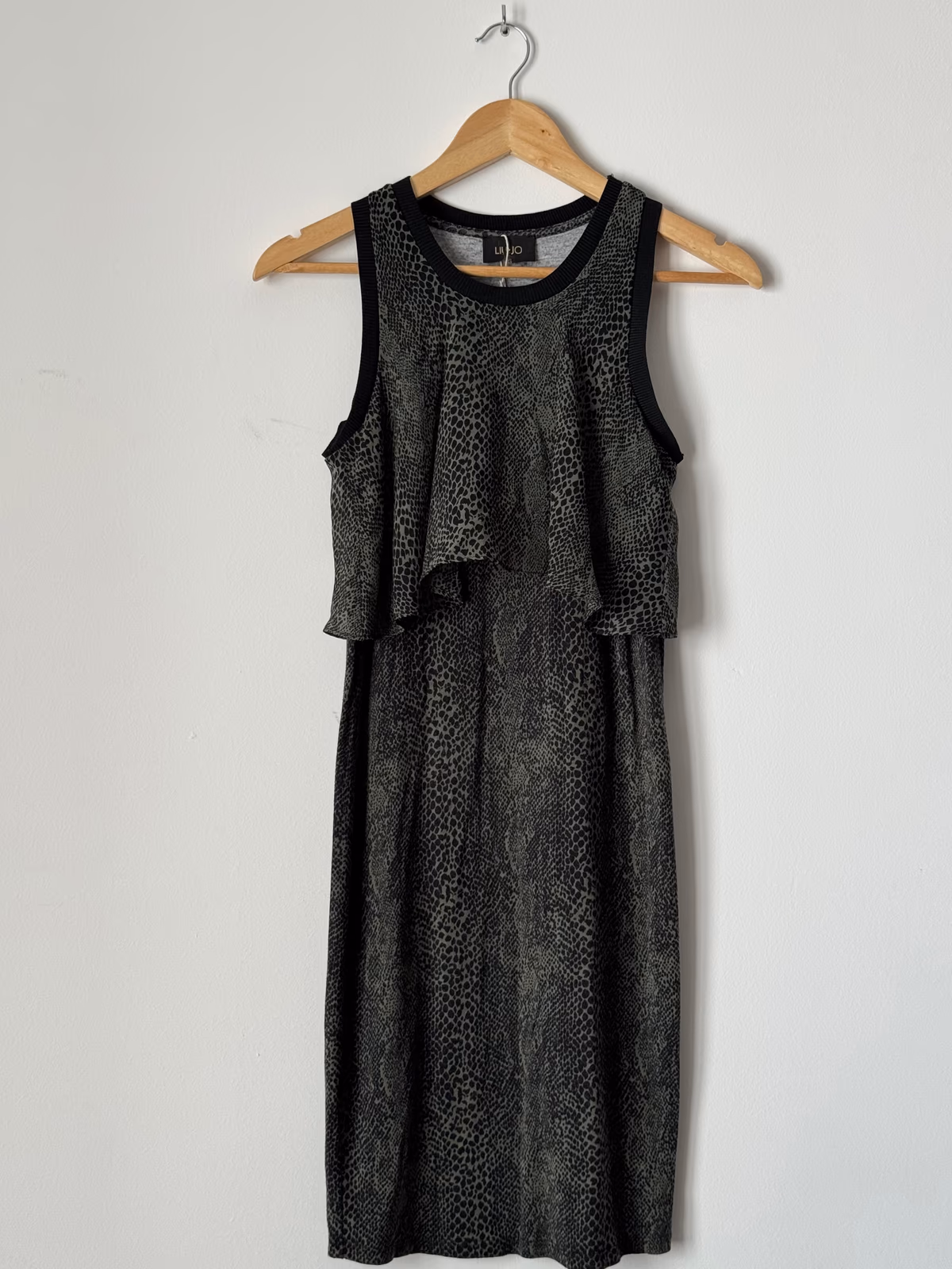 Snakeskin Print Ruffle Dress, photo 3