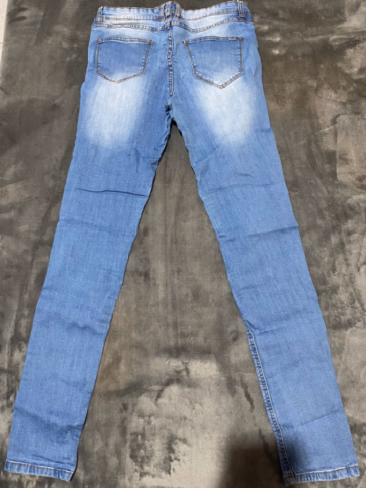 Terranova Light wash distressed skinny jeans, photo 2