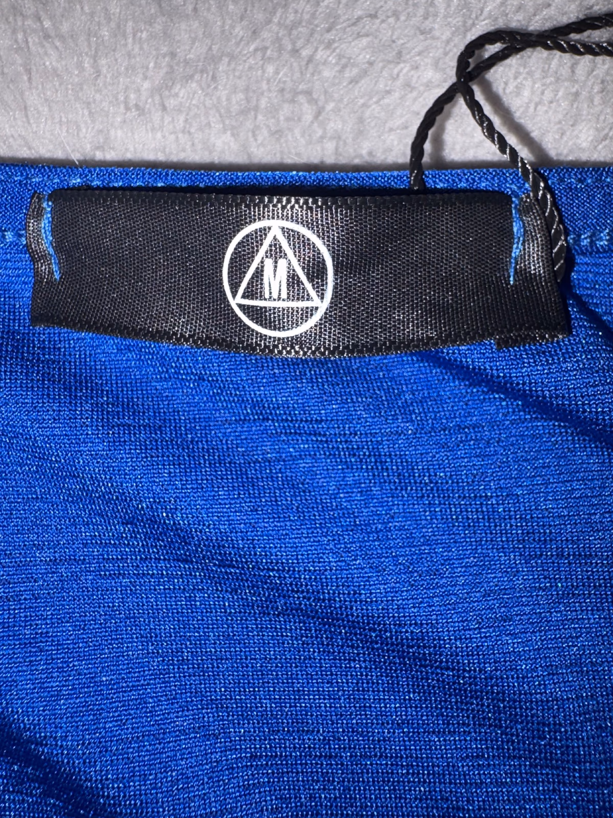 Minivestido azul con fruncidos, foto 4
