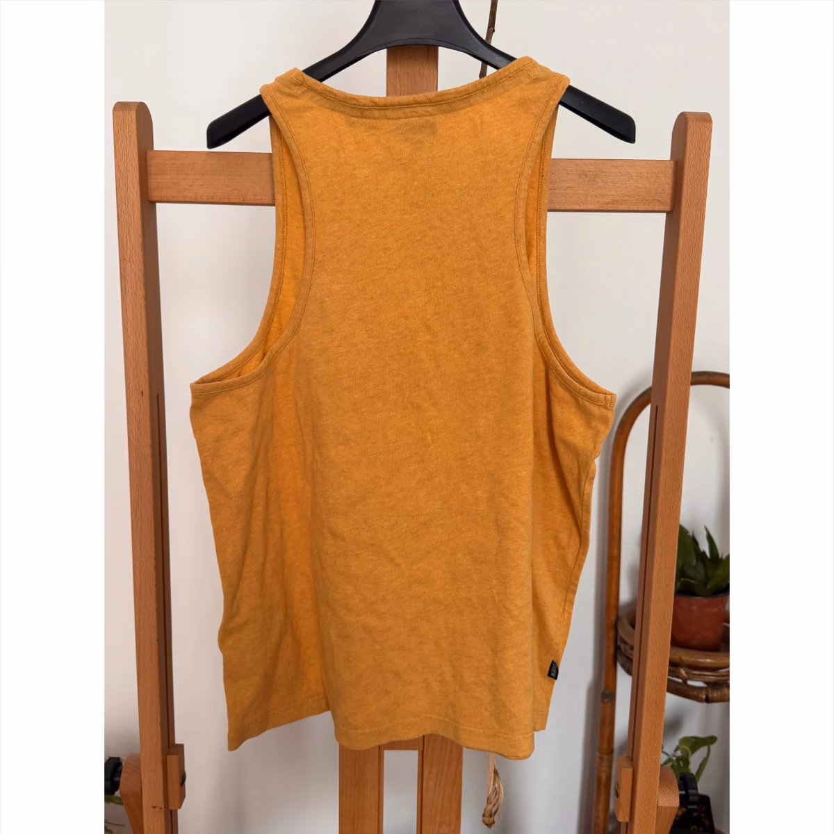 Superdry mustard cotton tank top, photo 2
