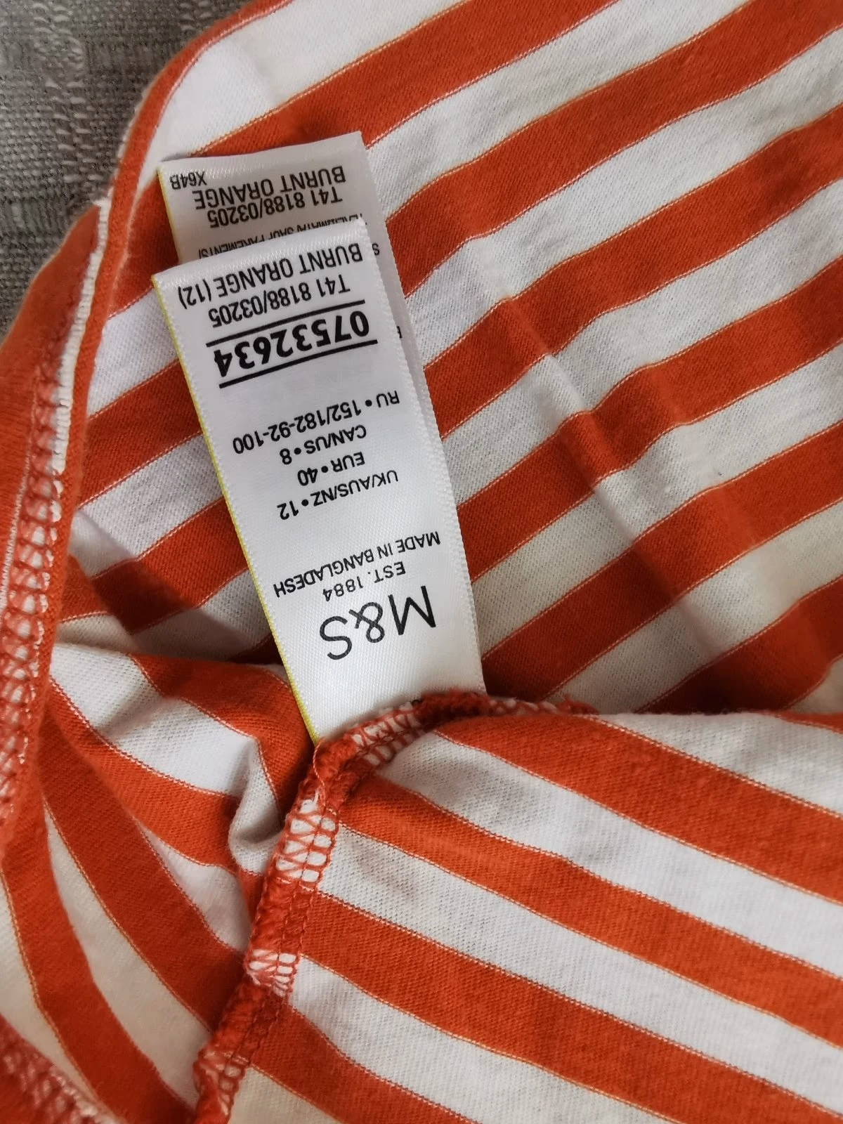 M&S Striped Cotton T-Shirt, photo 4