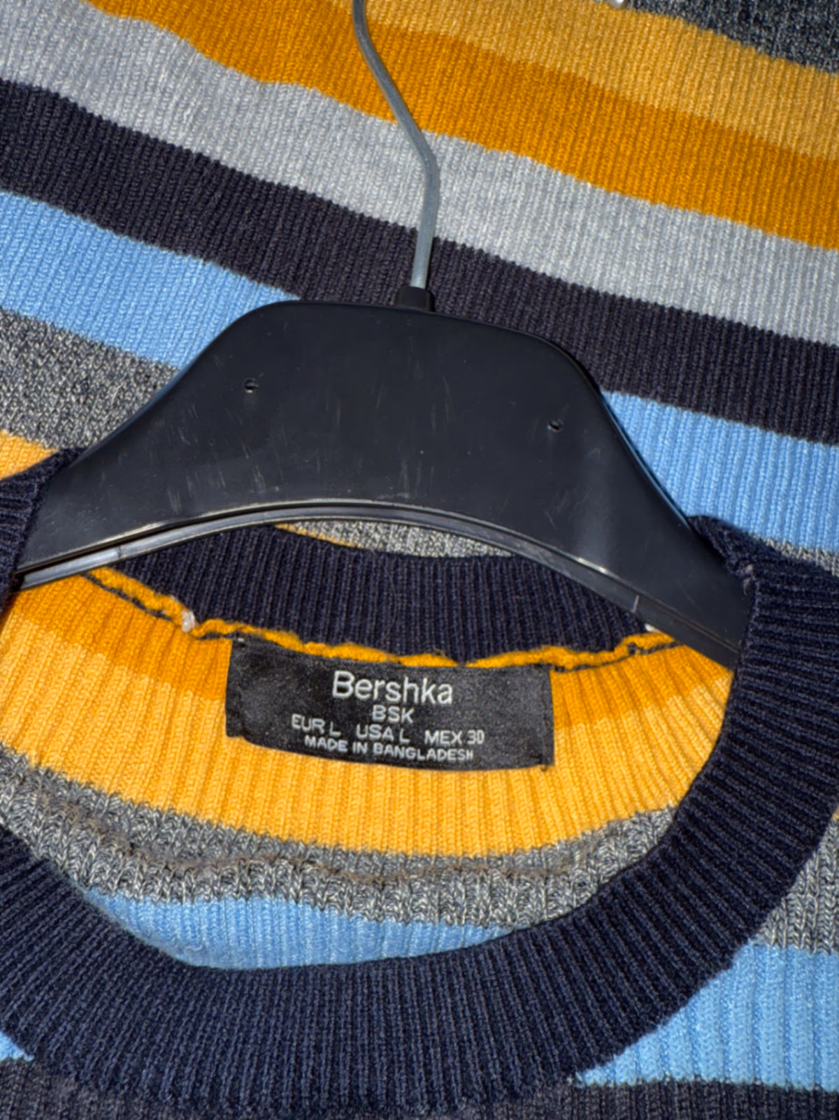 Multicolour ribbed long-sleeve top, photo 3