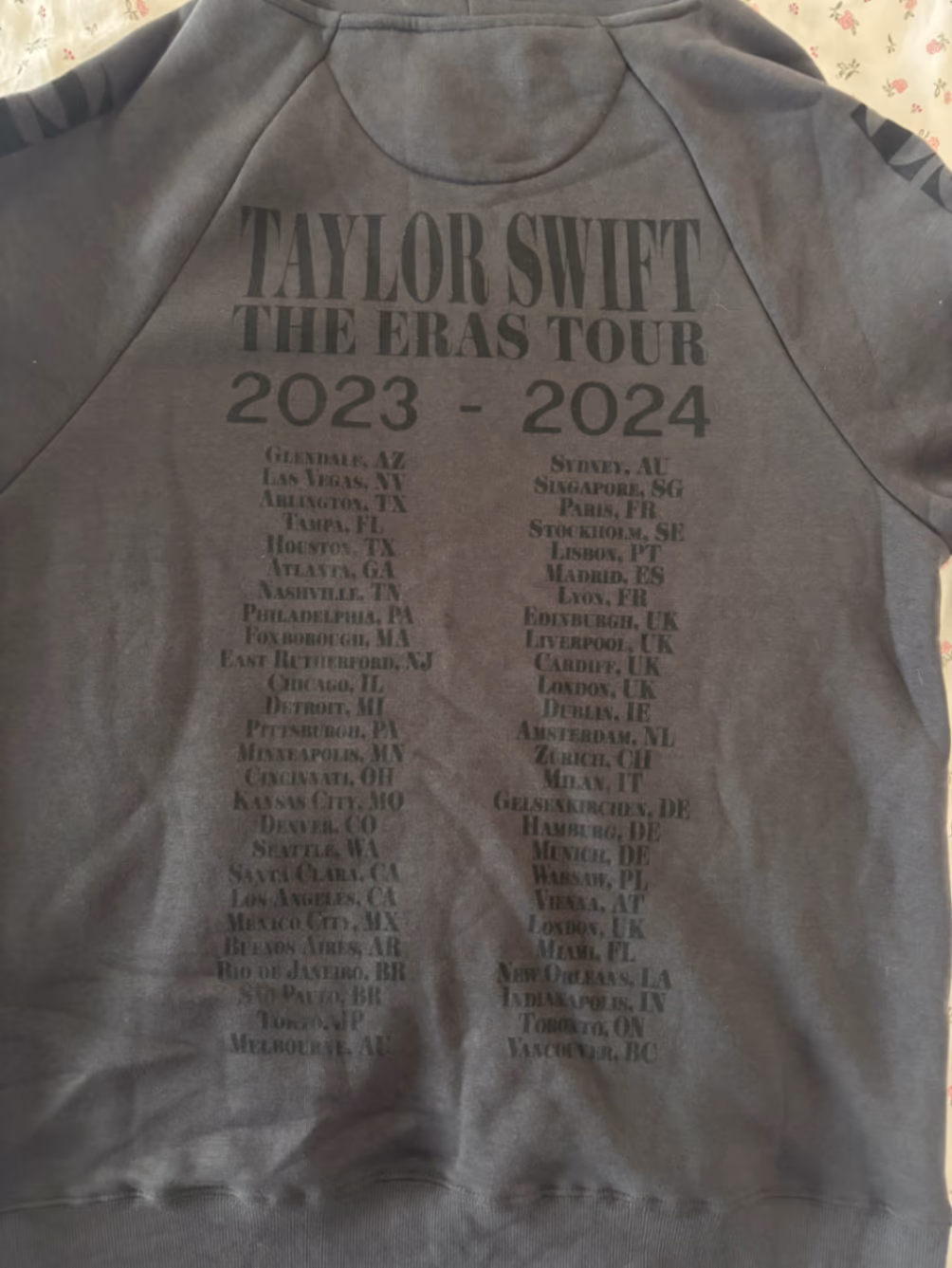 Felpa con cappuccio oversize con stampa di Taylor Swift "The Eras Tour", foto 2