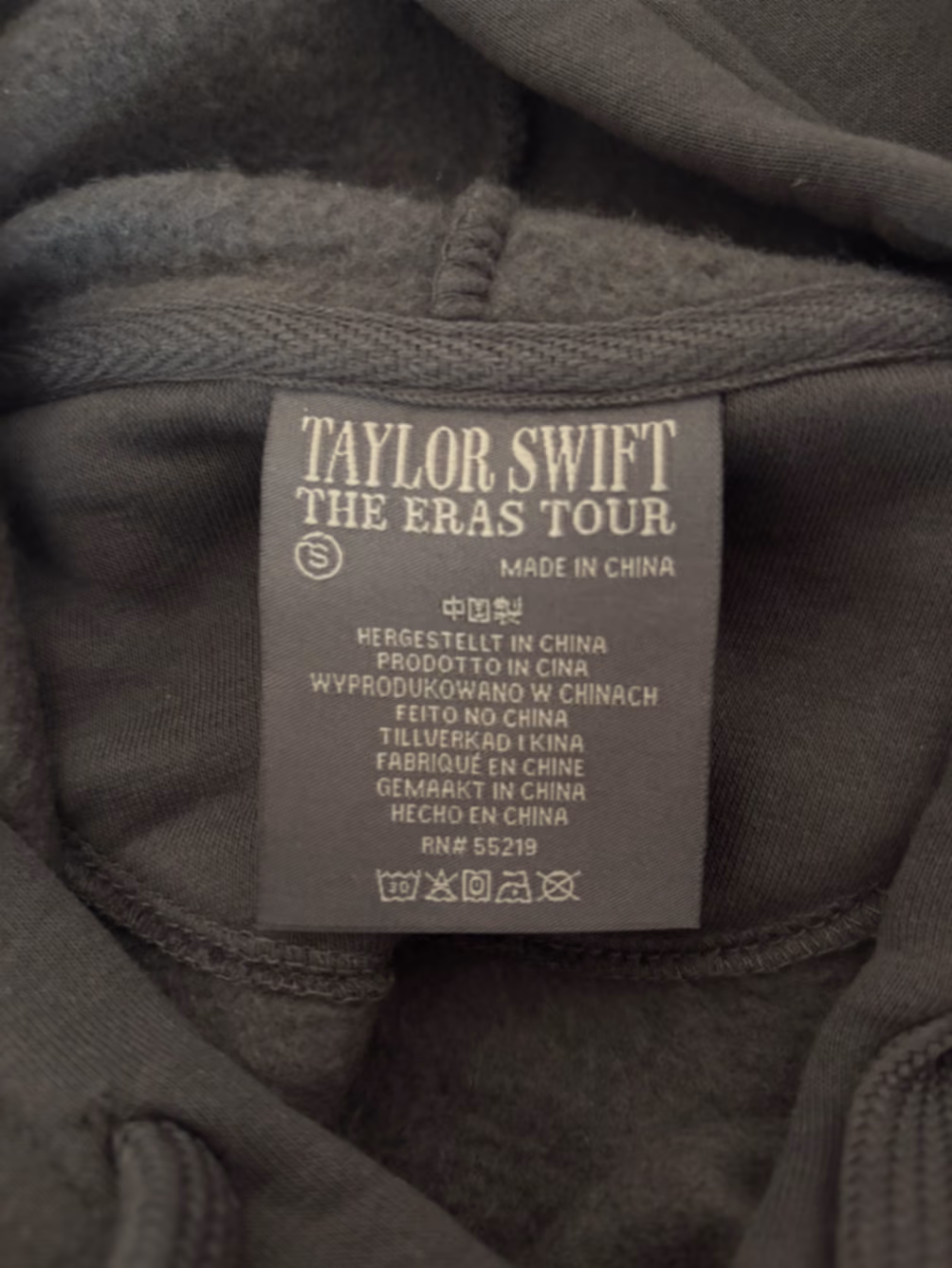 Felpa con cappuccio oversize con stampa di Taylor Swift "The Eras Tour", foto 5