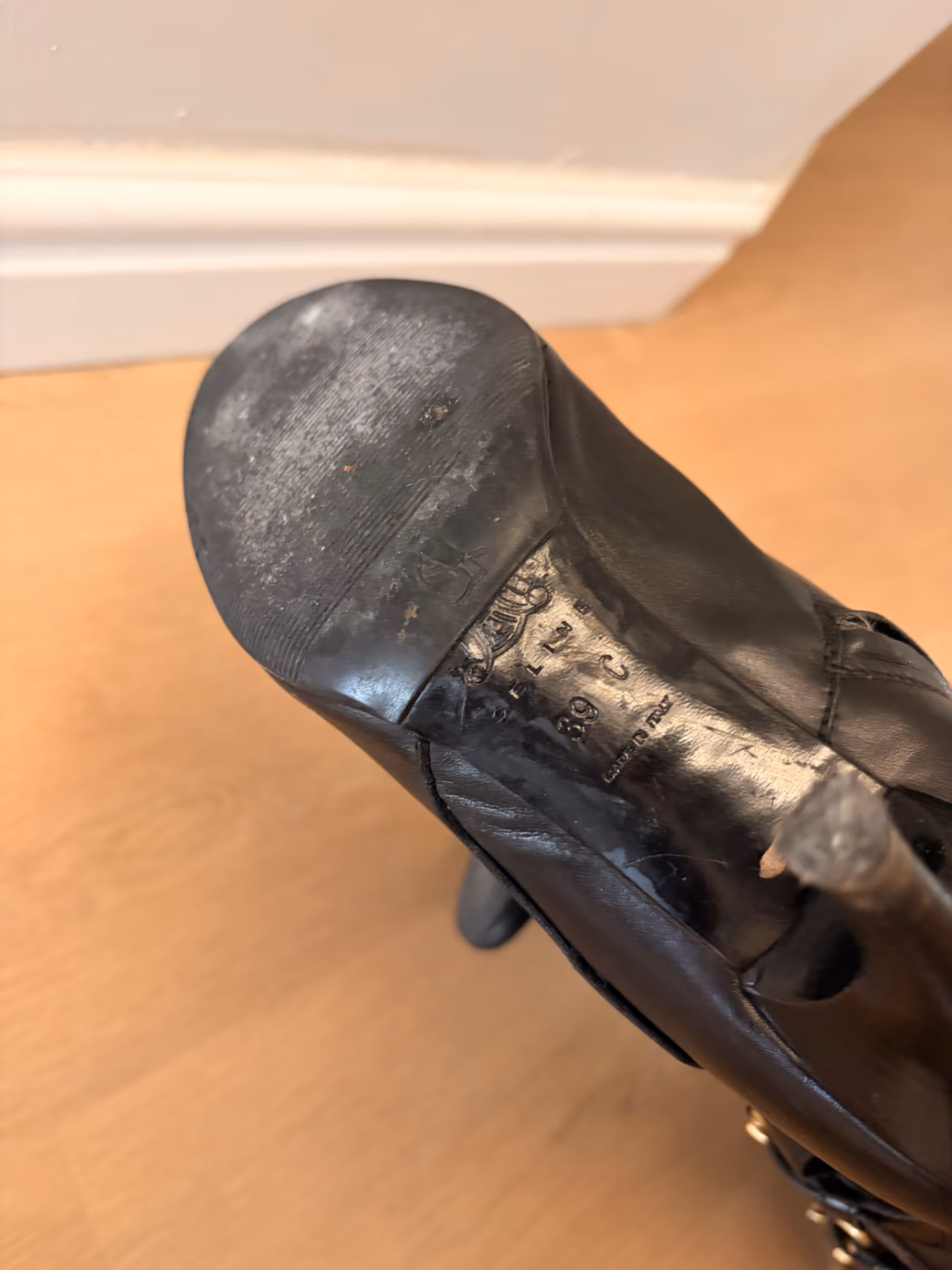 Celine Buckle Detail Leather Boots, photo 4