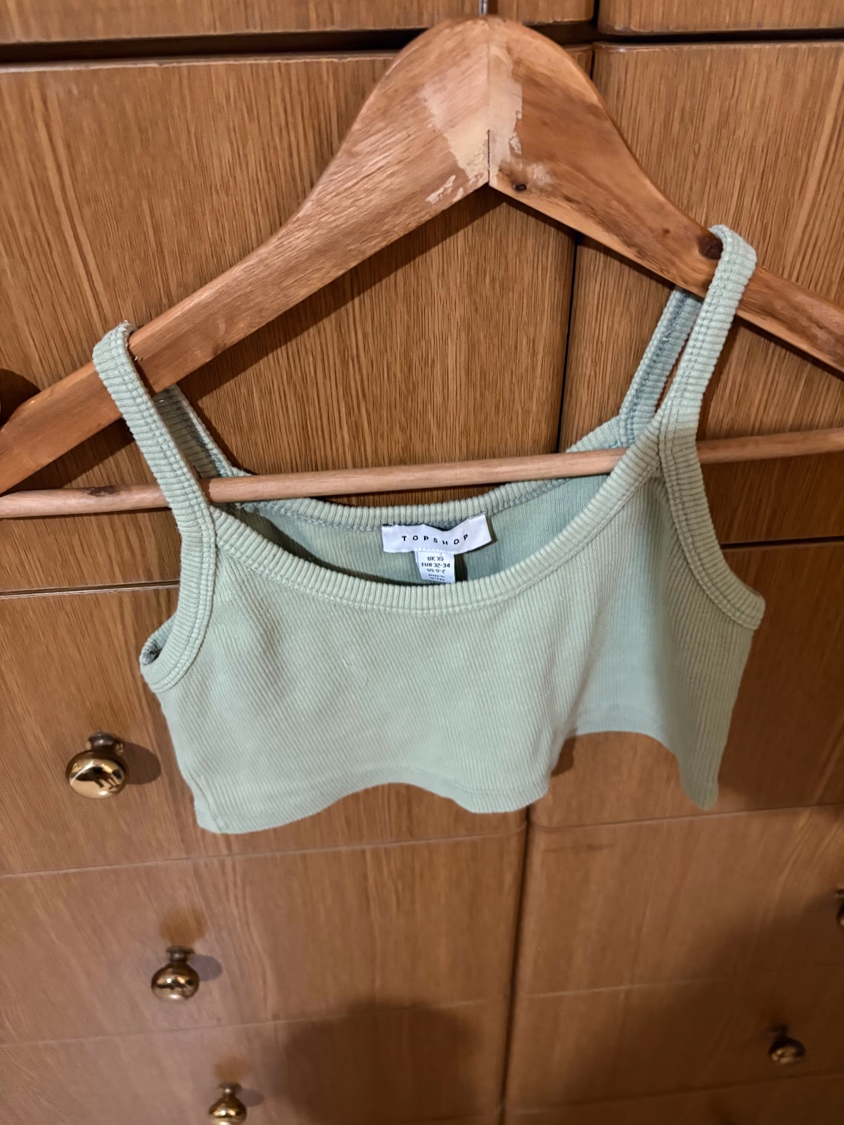 Conjunto de bolero com canelado verde da Topshop, fotografia 2