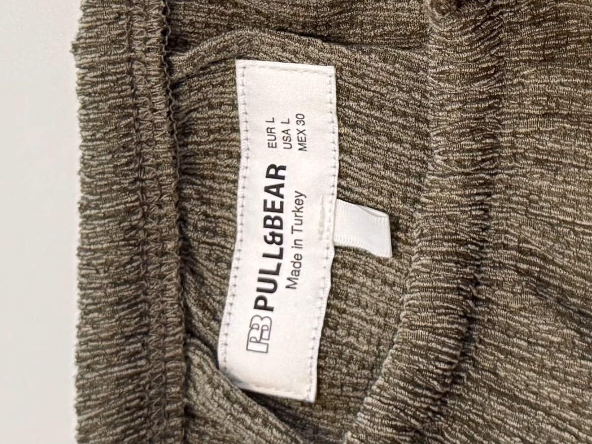 Green Stradivarius wide leg trousers , photo 5