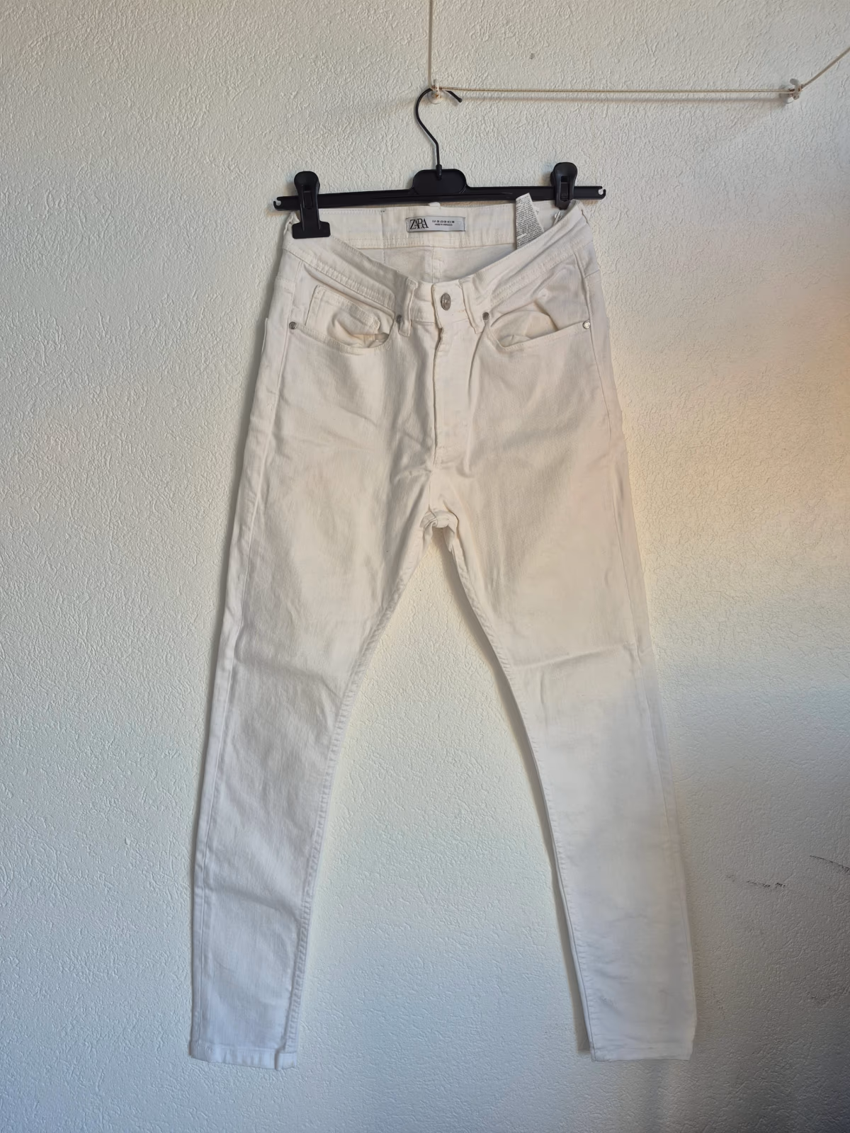 Zara White Denim Jeans, photo 2