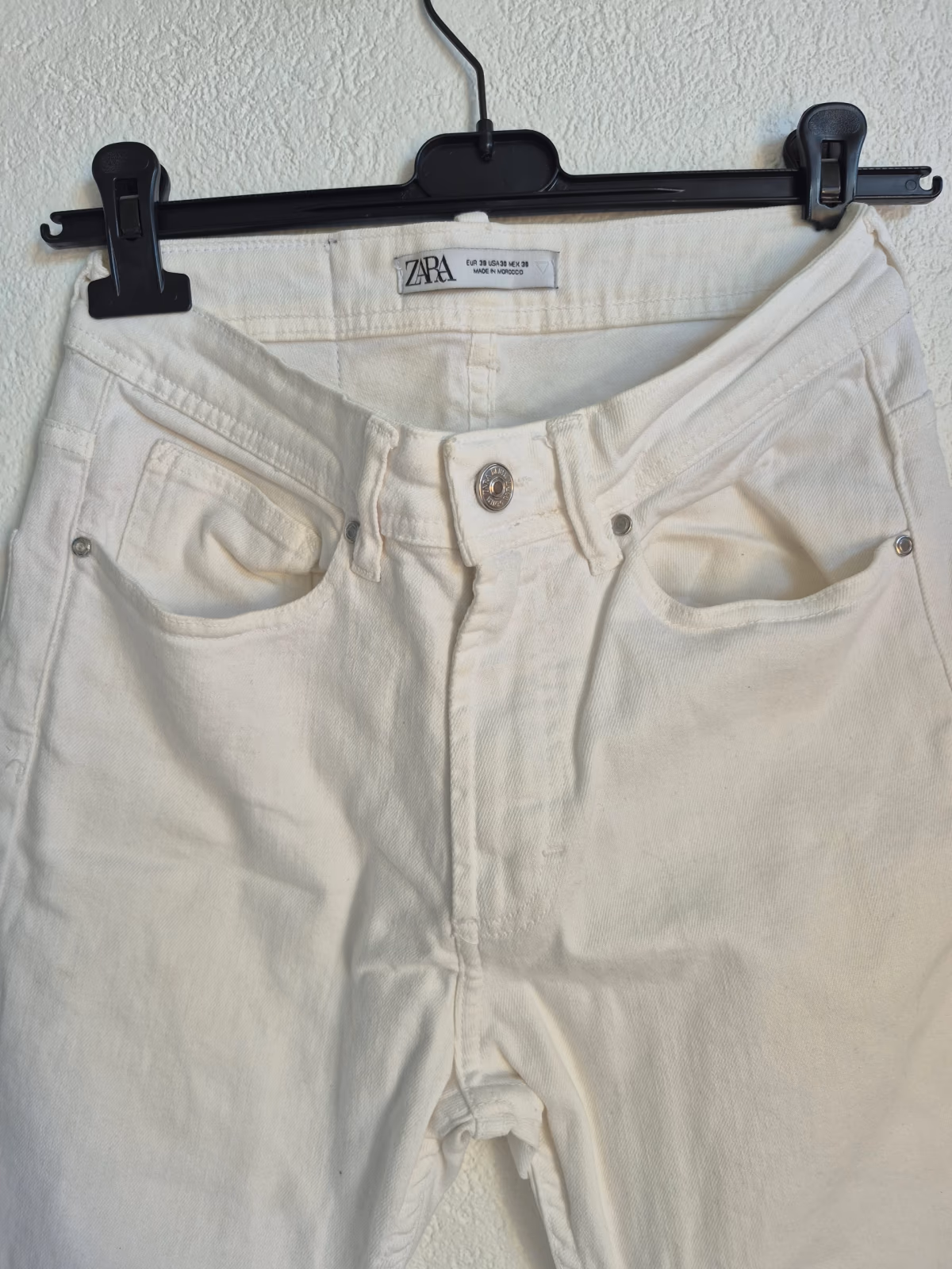 Zara White Denim Jeans, photo 4