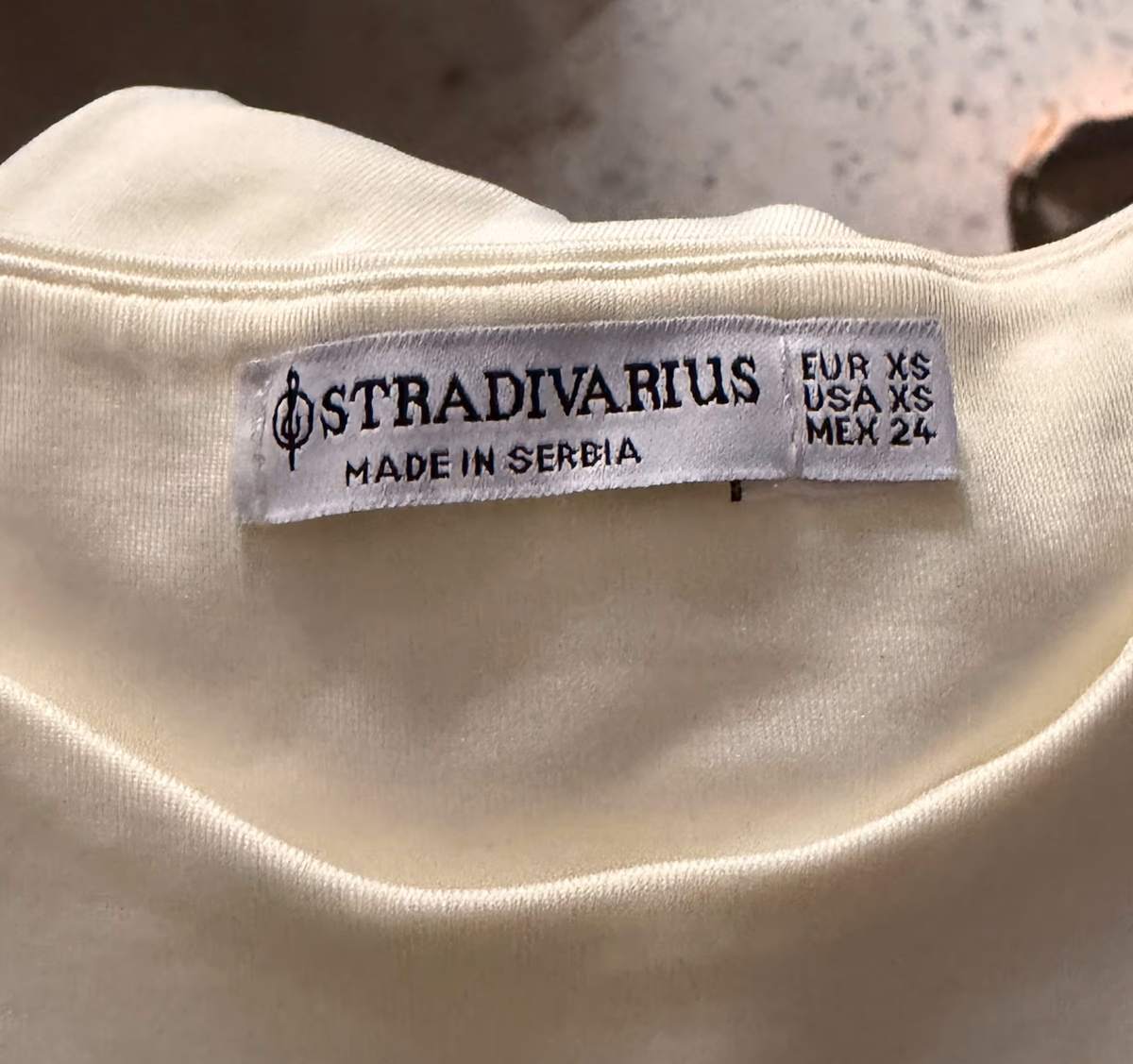Stradivarius White Slinky Bodysuit, photo 2