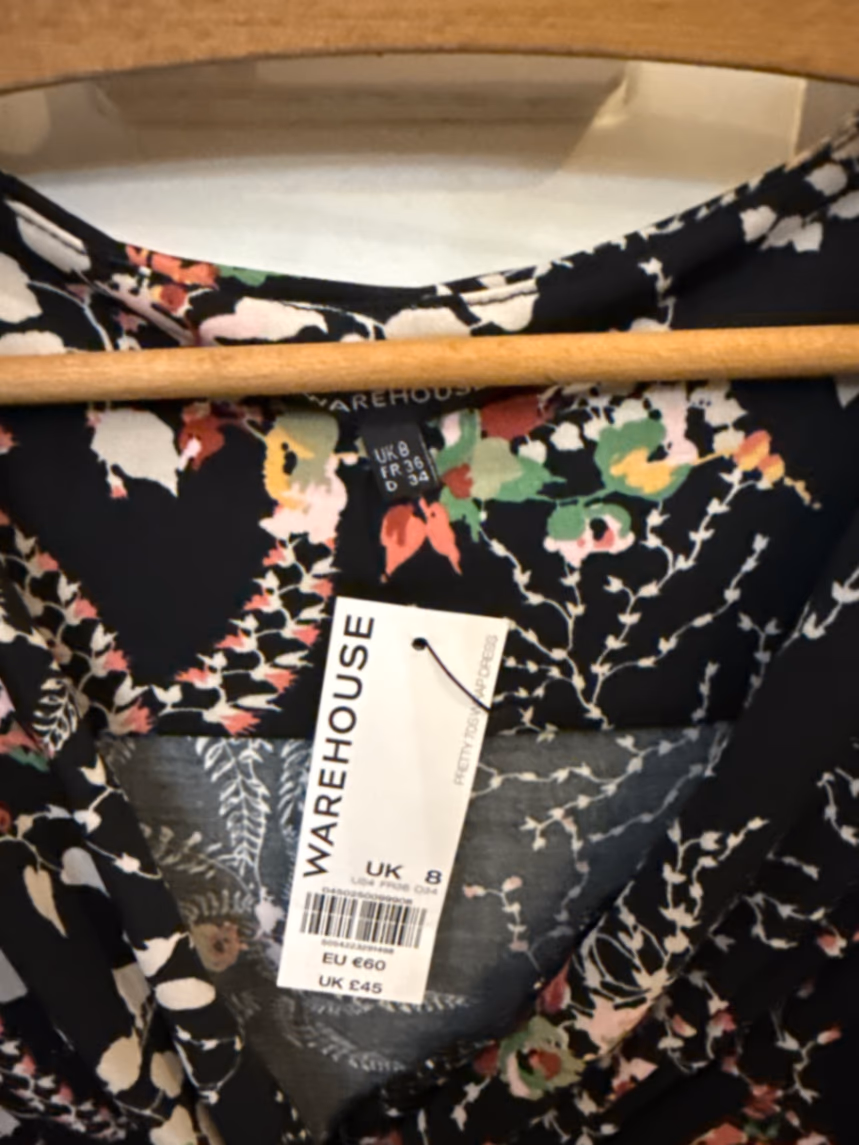 Floral Long Sleeve Wrap Dress, photo 2