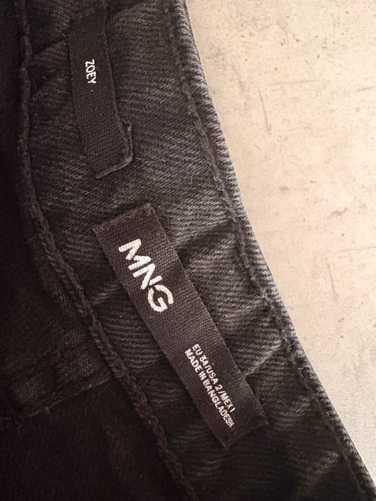 Black Denim Mini Shorts, photo 3