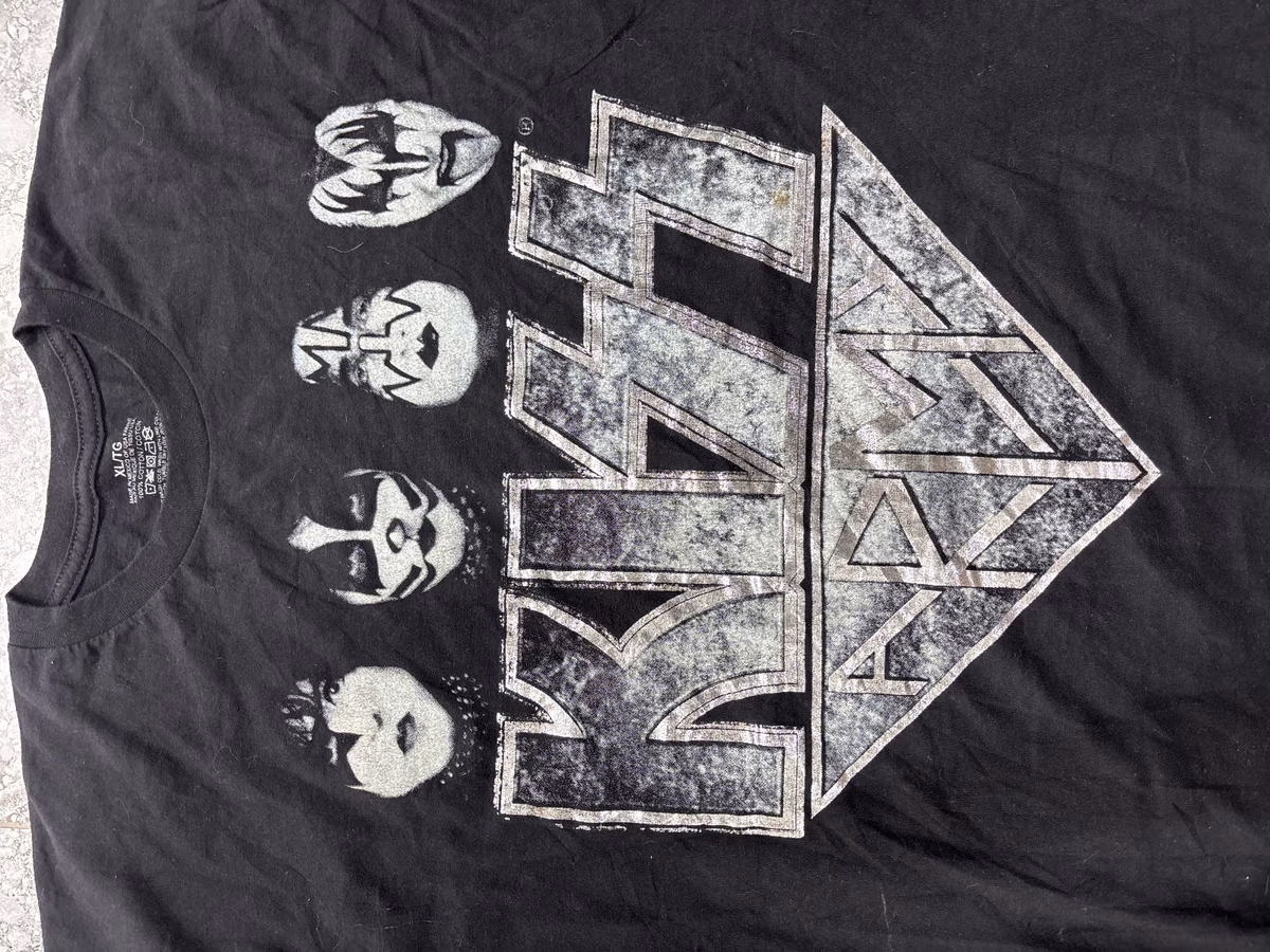Black KISS band t-shirt, photo 2