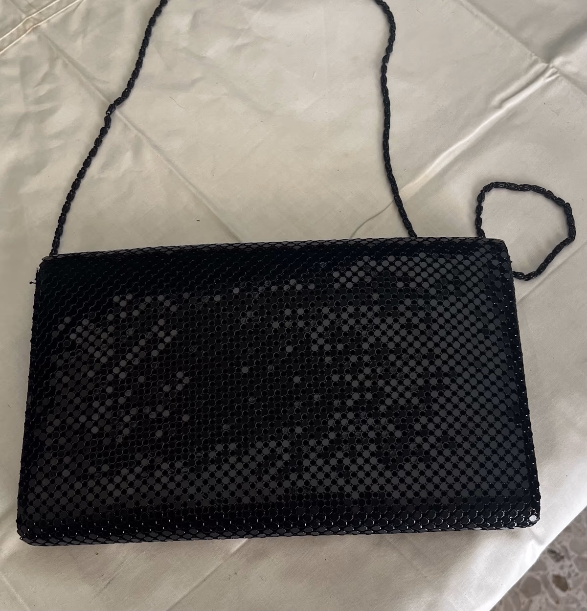 Black Mesh sequin Evening Clutch Bag, photo 2