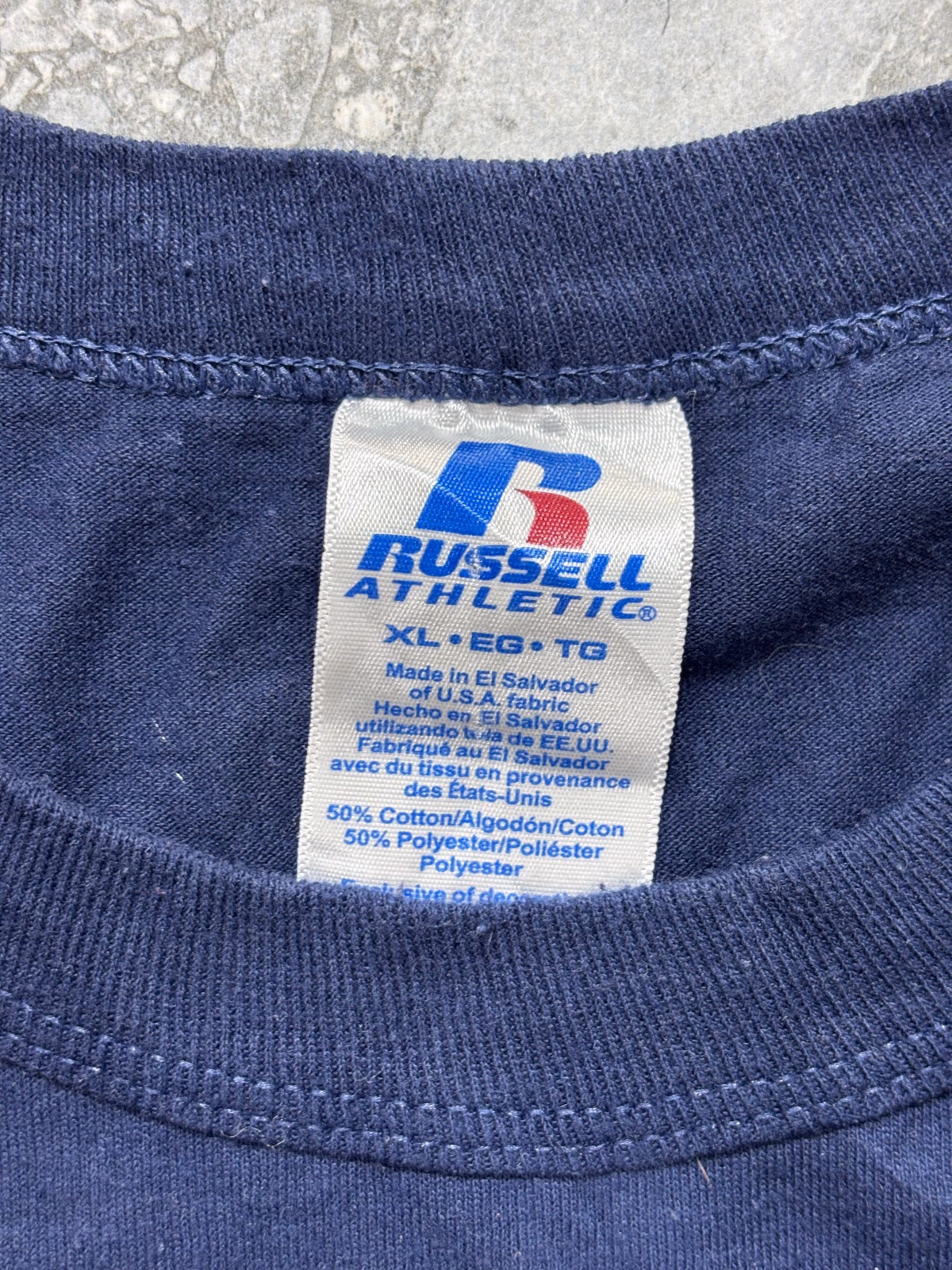 Camiseta Russell Athletic Navy Graphic, fotografia 4