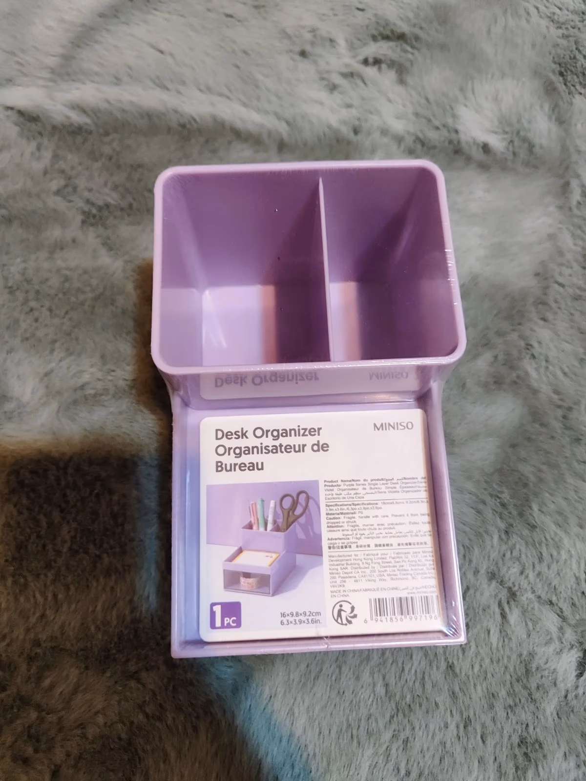 Purple desk organizer , photo 2