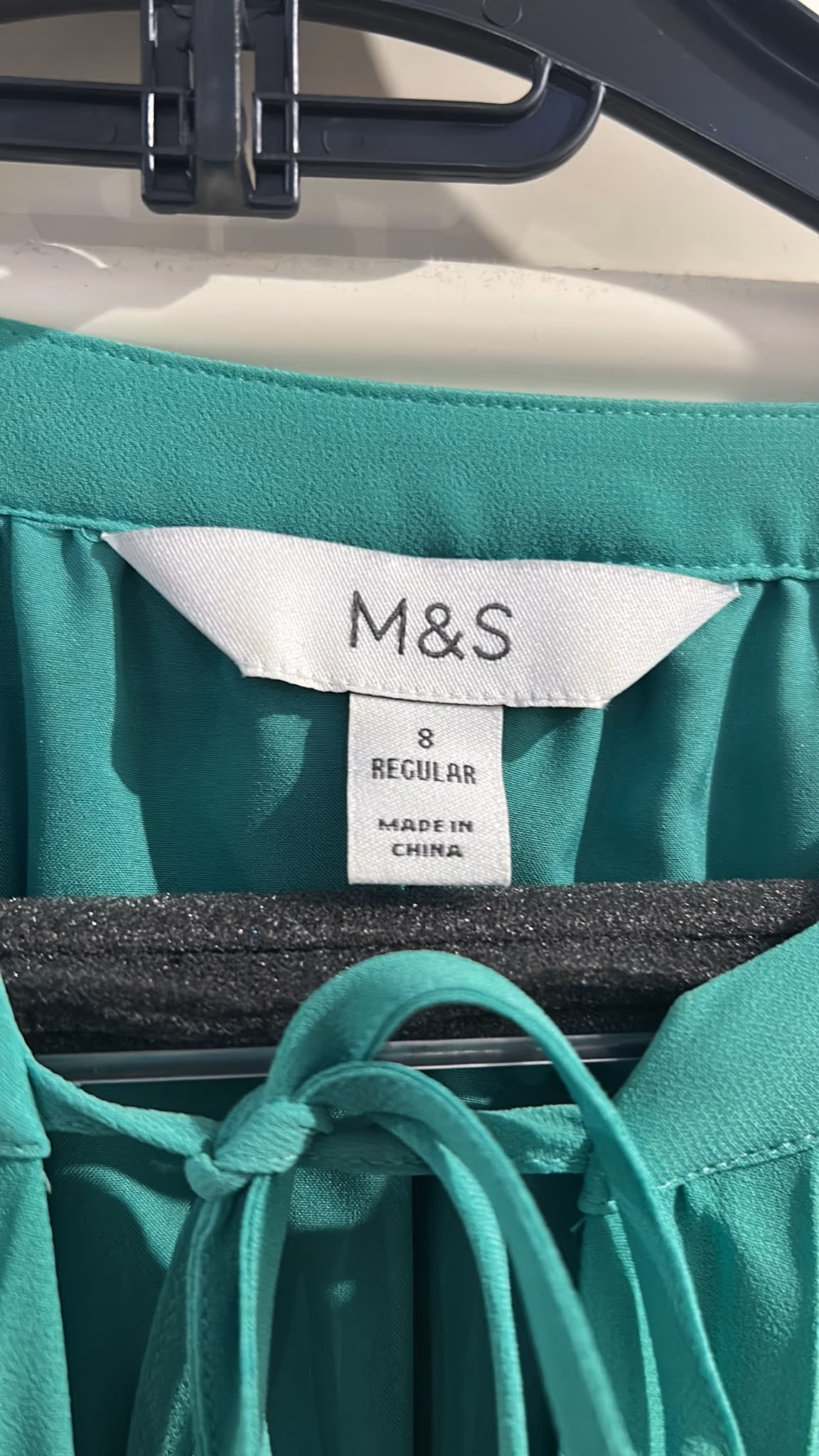 M&S Green Pleated Midi Dress, photo 2