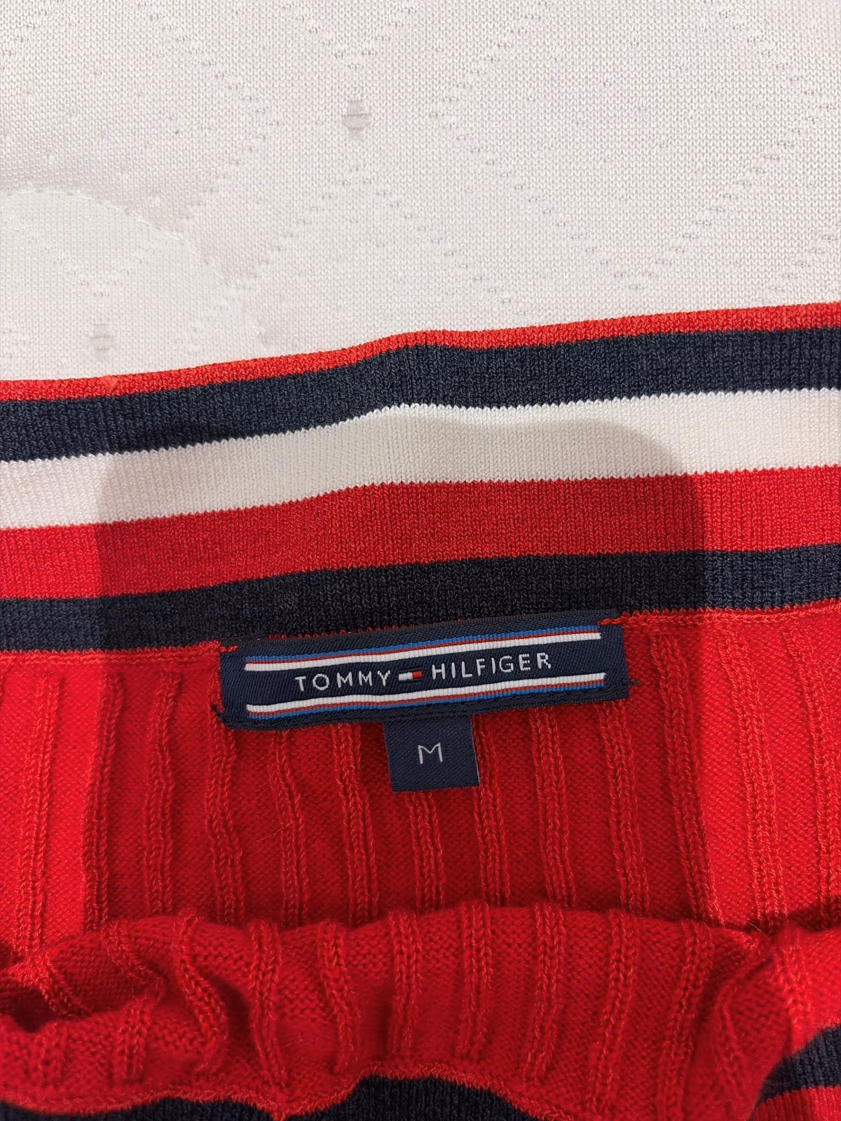 Red ribbed Tommy Hilfiger skirt, photo 2