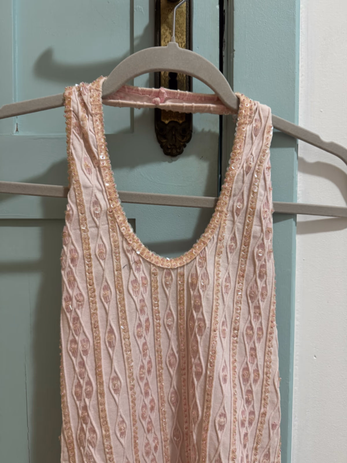 Pink sequin halter mini dress, photo 3
