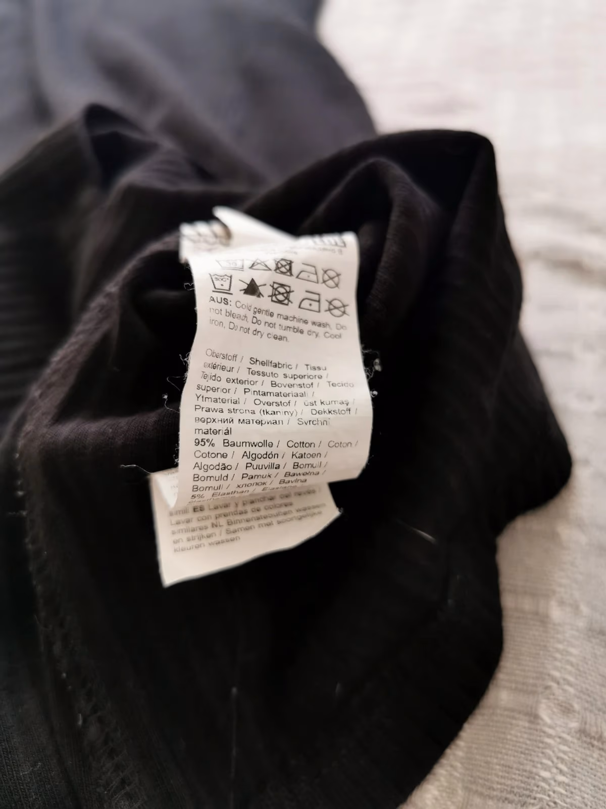 Black ribbed scoop neck dress, photo 5