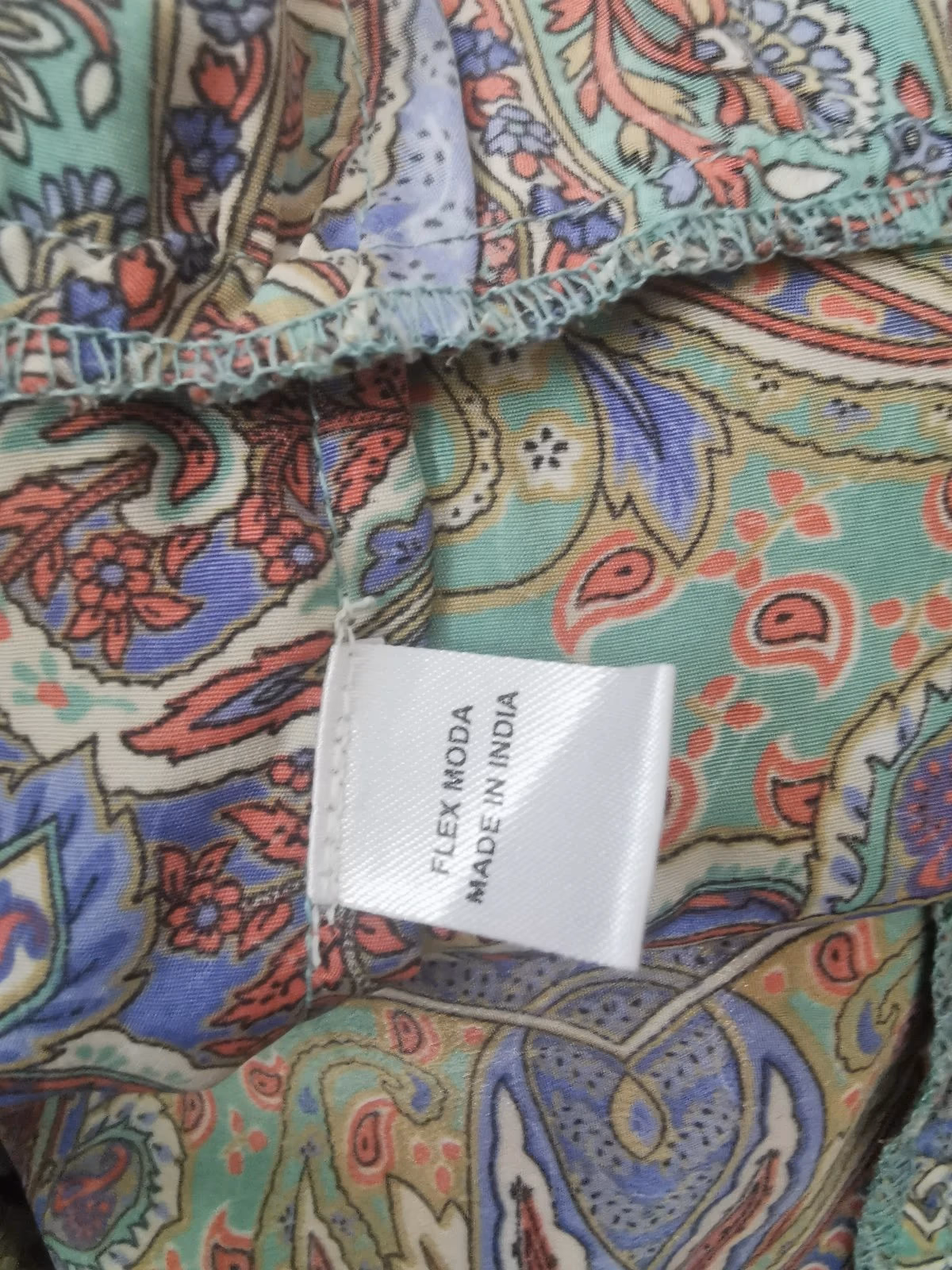 Paisley Tiered Boho Tunic Dress, photo 5
